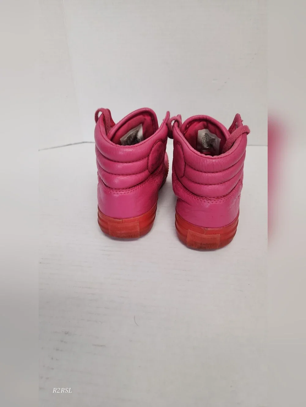 Converse Chuck Taylor All Star Street High Top Leather Pink Youth 3 Barbiecore